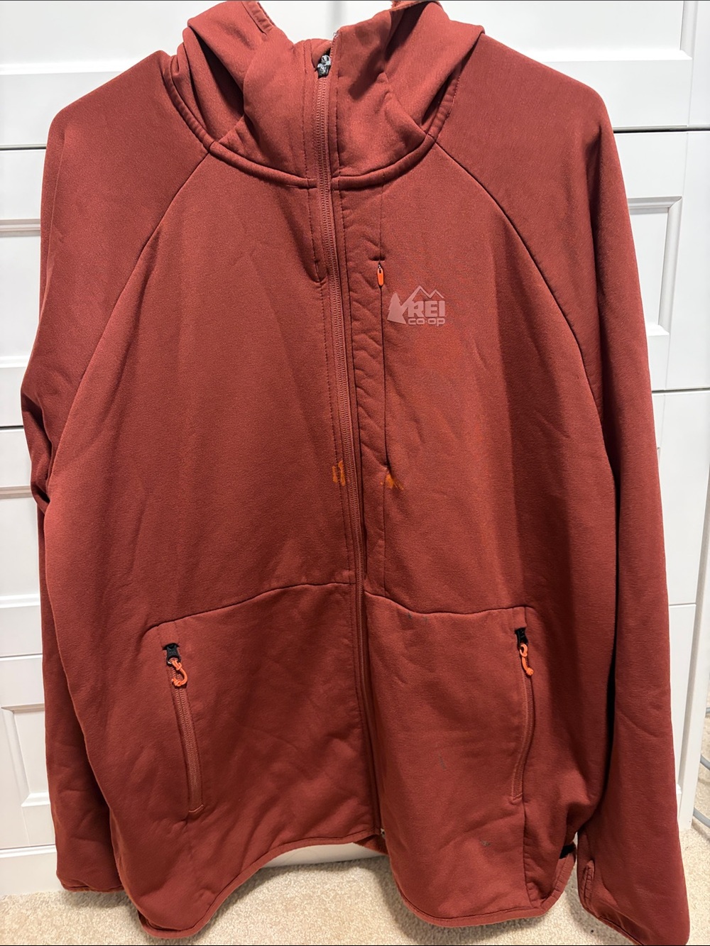Men's Hooded REI zip up